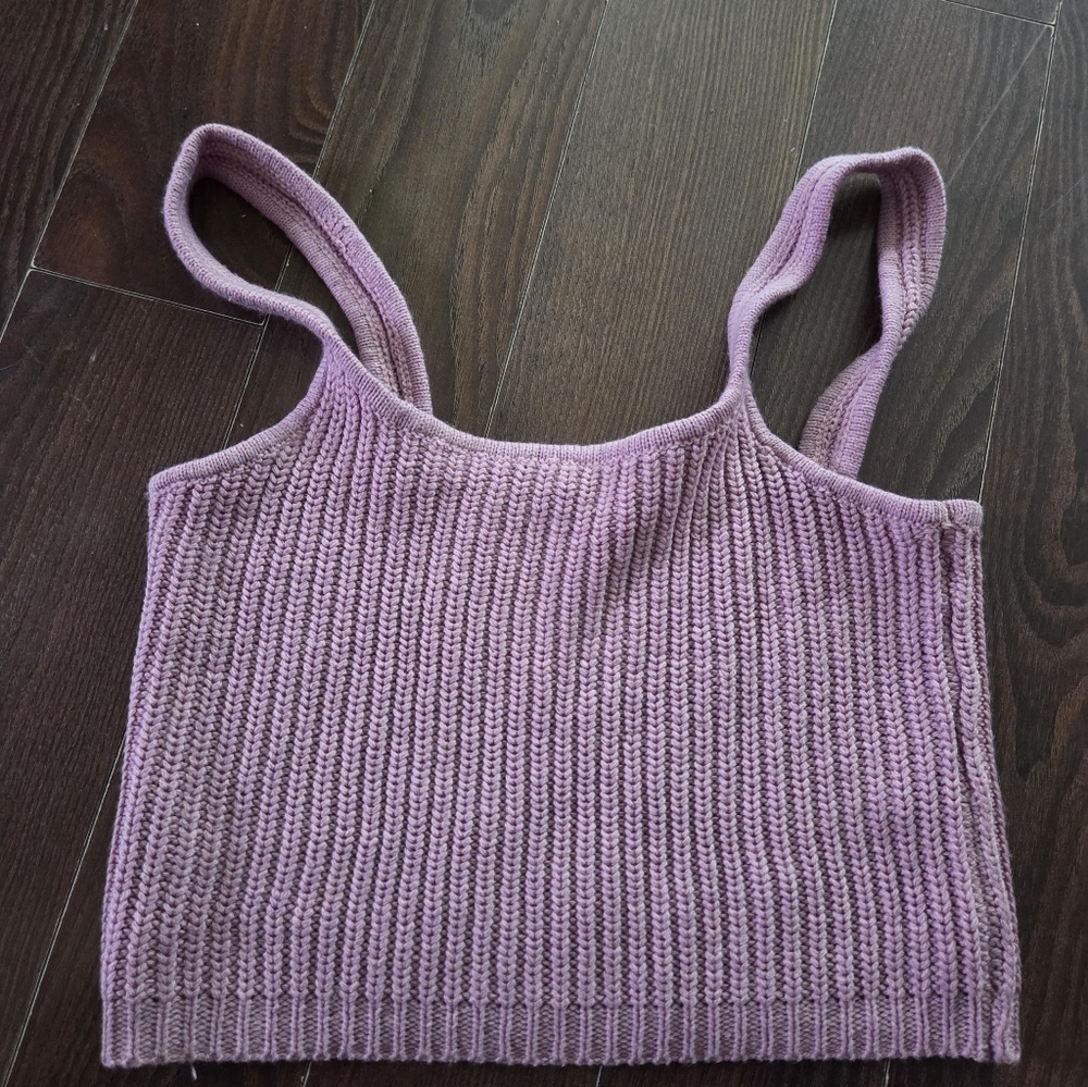 Women's Purple/lilac Areopostale Knit Tank Top Xl